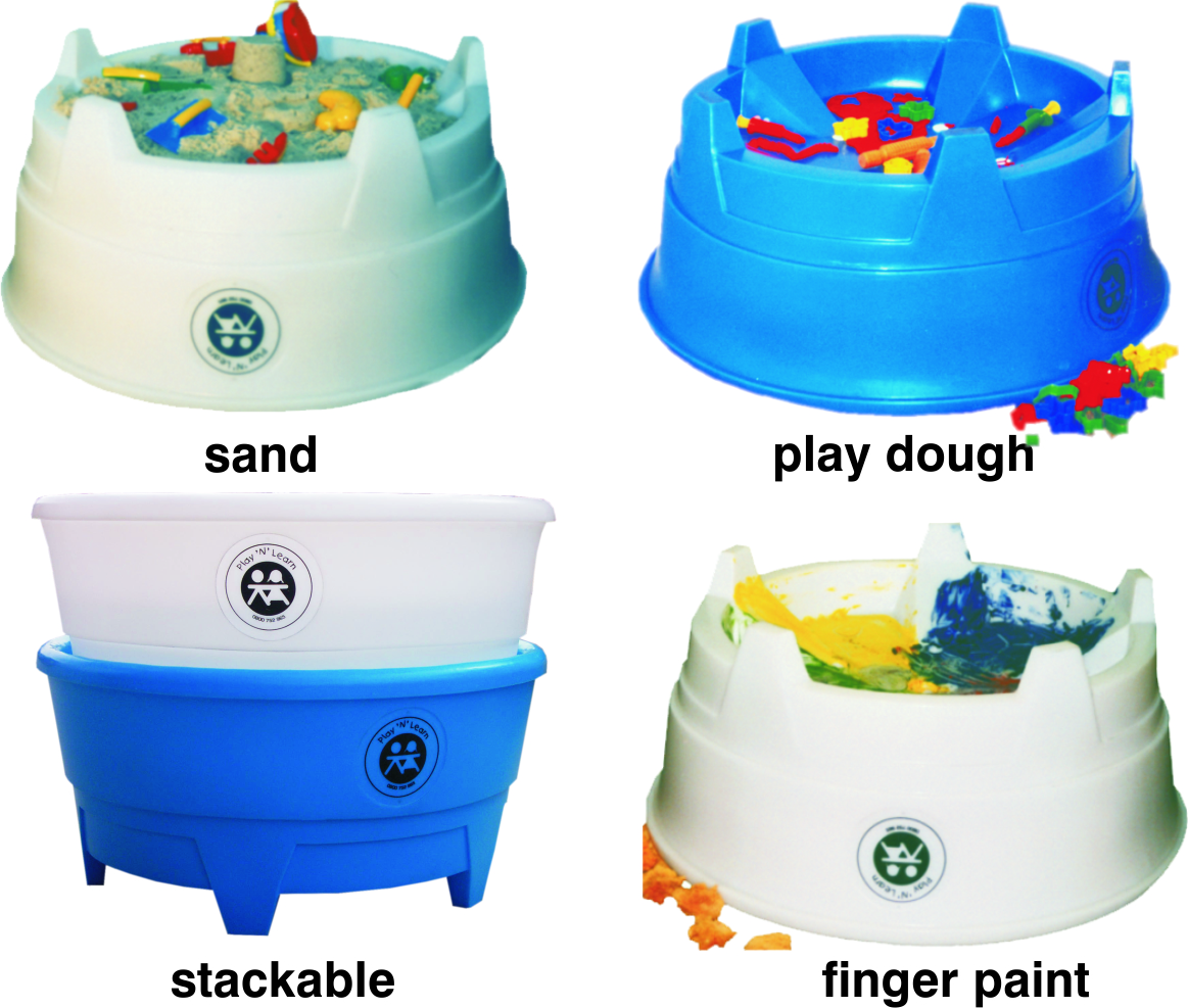 All-In-One Play Tray/Lid/Spanner (3pcs) Blue-12815