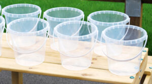 Clear Bucket 14cm (6pcs)